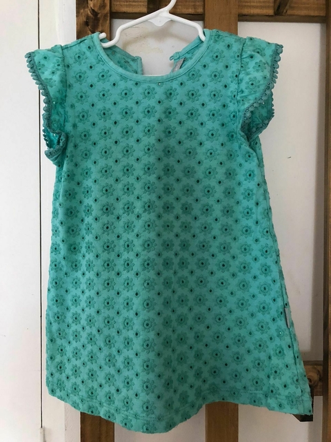Vestido turquesa. MIMO. Talle 4 años.