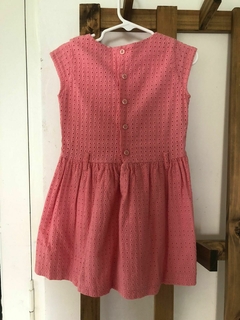 Vestido rosa MC. CHARANGA. Hecho en España. 5/6 años. - Lo Canto • Moda Circular