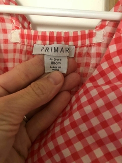 Vestido a cuadros rosa. PRIMARK. 4/5 años. - Lo Canto • Moda Circular
