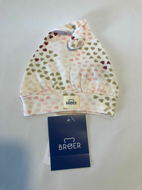 Nuevo- Gorro algodón bebé. BROER. Unico talle.