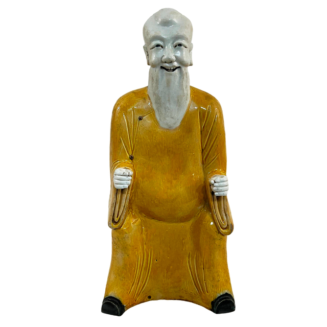 中国古美術・寿山石・田黄石・細密彫・白菜筆筒印章』置物・古賞