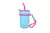 VASO TERMICO CUP DREAM CHIMOLA FUCSIA - comprar online