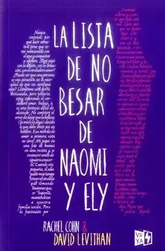 La lista de no besar de Naomi y Ely. Rachel Cohn