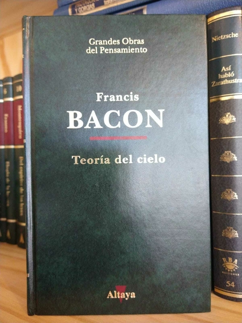 USADO. Teoría del cielo. Francis Bacon.