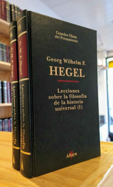 Lecciones sobre la filosofía de la historia universal. Hegel. Dos tomos. Usado