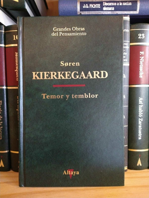 USADO. Temor y temblor. Soren Kierkegaard.