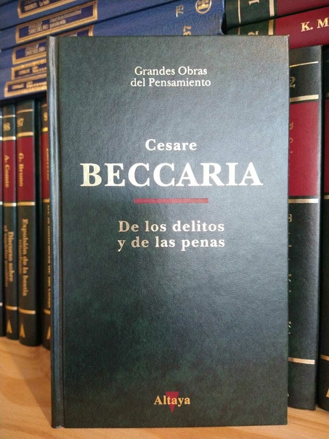 De los delitos y de las penas. Cesare Beccaria. Usado