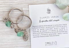 Aros CUARZO VERDE - Regeneración del cuerpo - comprar online