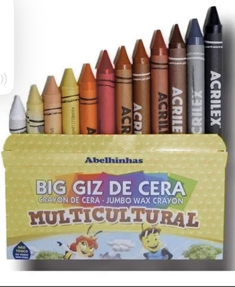 Giz de Cera Tons de Pele