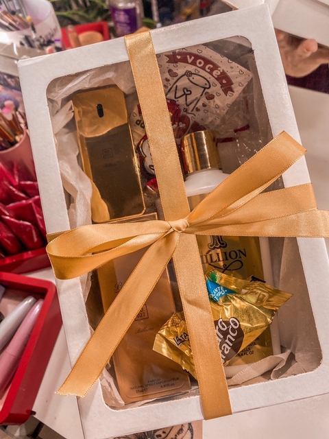 Kit perfume + creme presente- 1 Million