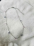 Colar Choker Pedrinha Rosa e Lilás Aço Inox - Fonte das Joias