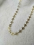 Colar com Corações Aço Inox Dourado