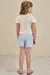 Conjunto de Blusa em Malha Textura e Shorts Infanti - 84877 na internet
