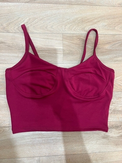 Cropped Alcinha Retro Sem Bojo