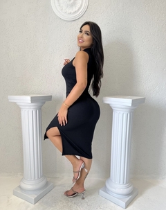 Vestido Midi Gola alta - comprar online