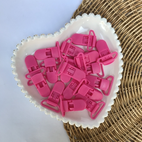 PRENDEDOR DE CHUPETA PINK - 1 UNIDADE