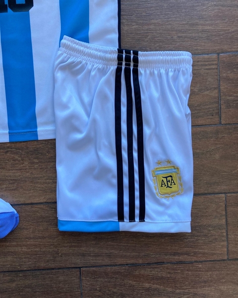 Short AFA Niño Blanco 2 estrellas