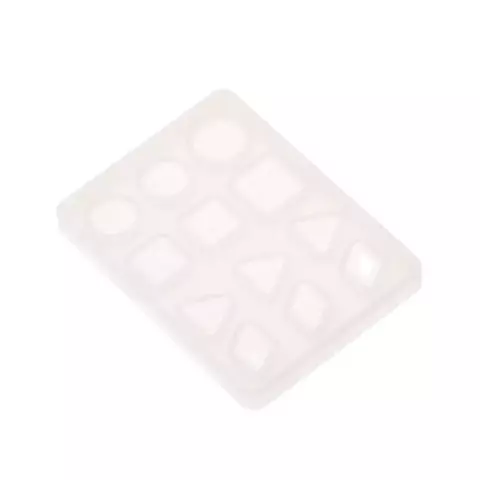 Molde de silicona para teselas con formas geométricas