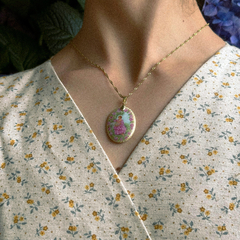 Pingente Camponesa • Rosa - comprar online