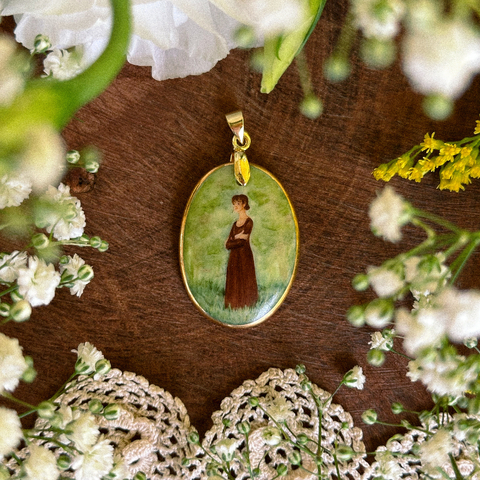 Pingente Elizabeth Bennet • Campo