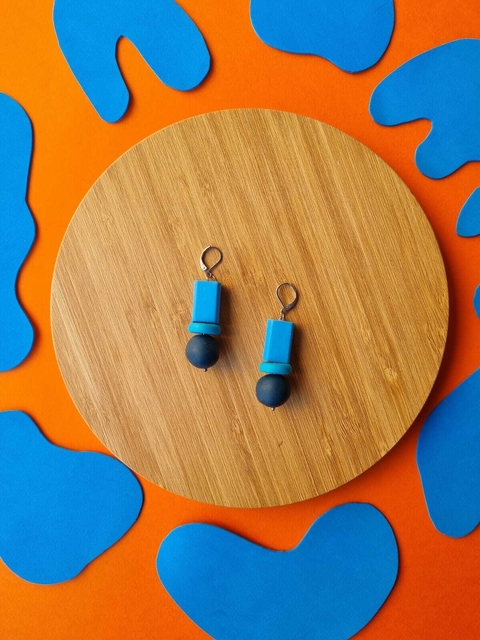 Brinco Formas Azul - Orgânika