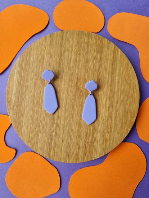 Brinco Jóia Lilás Hortênsia - Orgânika