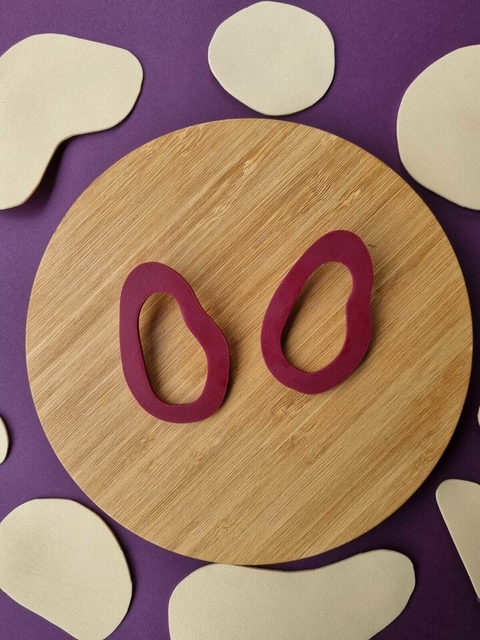 Brinco Orgânico Roxo Uva - Orgânika