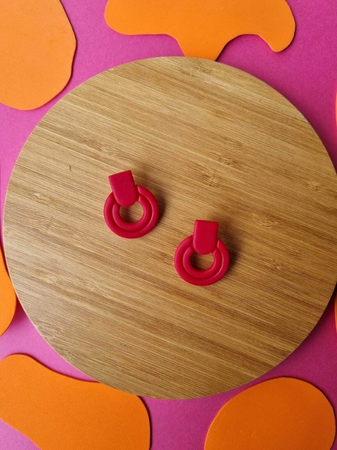 Brinco Pandora Vermelho Carmim - Orgânika