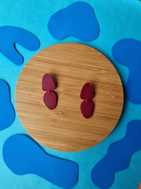 Brinco Pétala Roxo Uva - Orgânika