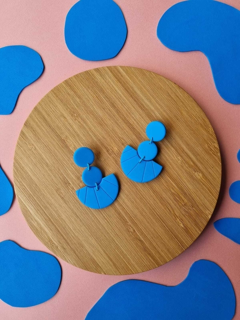 Brinco Sereia Azul Celeste - Orgânika