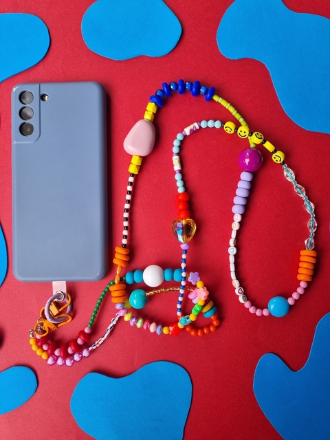 Cordinha para Celular Laranja Tangerina - Orgânika Acessórios - comprar online