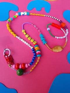 Cordinha para Celular Vemelho Escarlate - Orgânika Acessórios - loja online