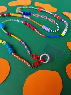 Cordinha para Celular Lilás Hortênsia - Orgânika Acessórios - loja online