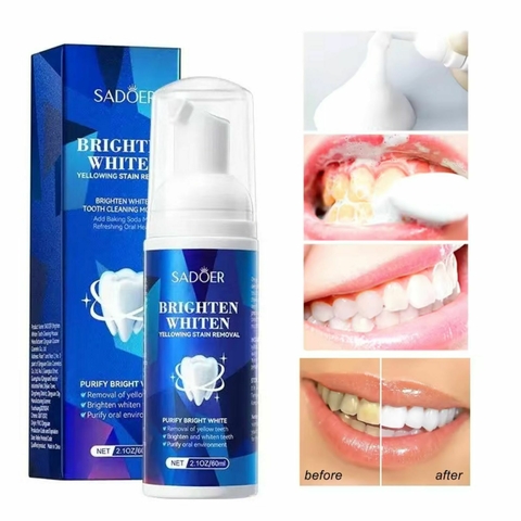 Espuma Dental Limpiadora Blanqueadora Refrescante Elimina