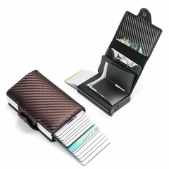 Doble Tarjetero Billetera Organizador Porta Documento Unisex - tienda online