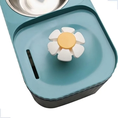 Doble Comedero Bebedero Fuente De Agua Para Animales Luvina - comprar online