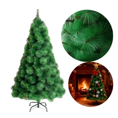 Árbol De Navidad Luvina 240cm Pino Base Metálica Decoración