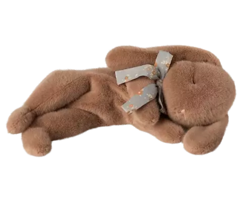Sleeping bunny plush, Small - Soft brown - comprar en línea