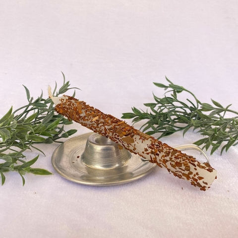 Vela Palito Imantada com Ervas - Canela