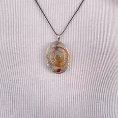 Colar Orgonite dos 7 Chakras - Oval - Alinhamento dos Chakras - comprar online