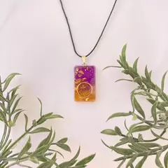 Colar Orgonite - Saint Germain - Ametista - Consciência Oitentaeum Orgonites