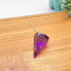 Orgonite Pêndulo de Ametista - Raio Violeta - comprar online