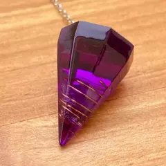 Orgonite Pêndulo de Ametista - Raio Violeta na internet