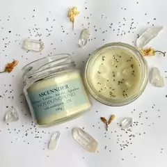 Vela Aromática com Cristais- HO'OPONOPONO - Cristal e Pirita - Jasmim - 100g na internet