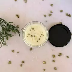 Vela Aromática com Cristais- HO'OPONOPONO - Cristal e Pirita - Jasmim - 100g - loja online