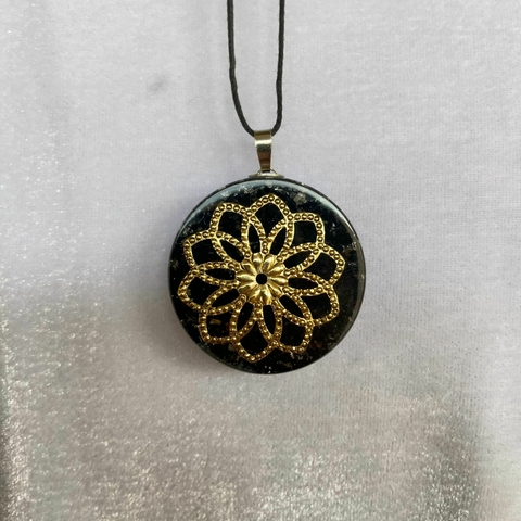 Colar Flor da Vida - Turmalina Negra