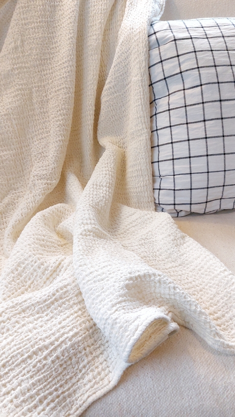 Manta waffle | Natural