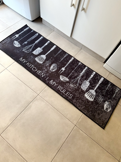 Felpudo cocina My Rules 150x50cm - comprar online