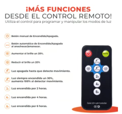 Lámpara Solar LED Lineal 6 W - Fly Trap México