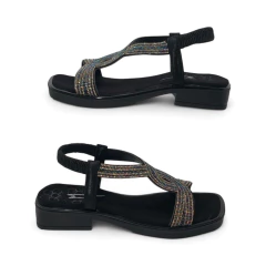 Sandalia Tira Empeine Strass Talón Elástico Glow Mousse (50GW) - comprar online